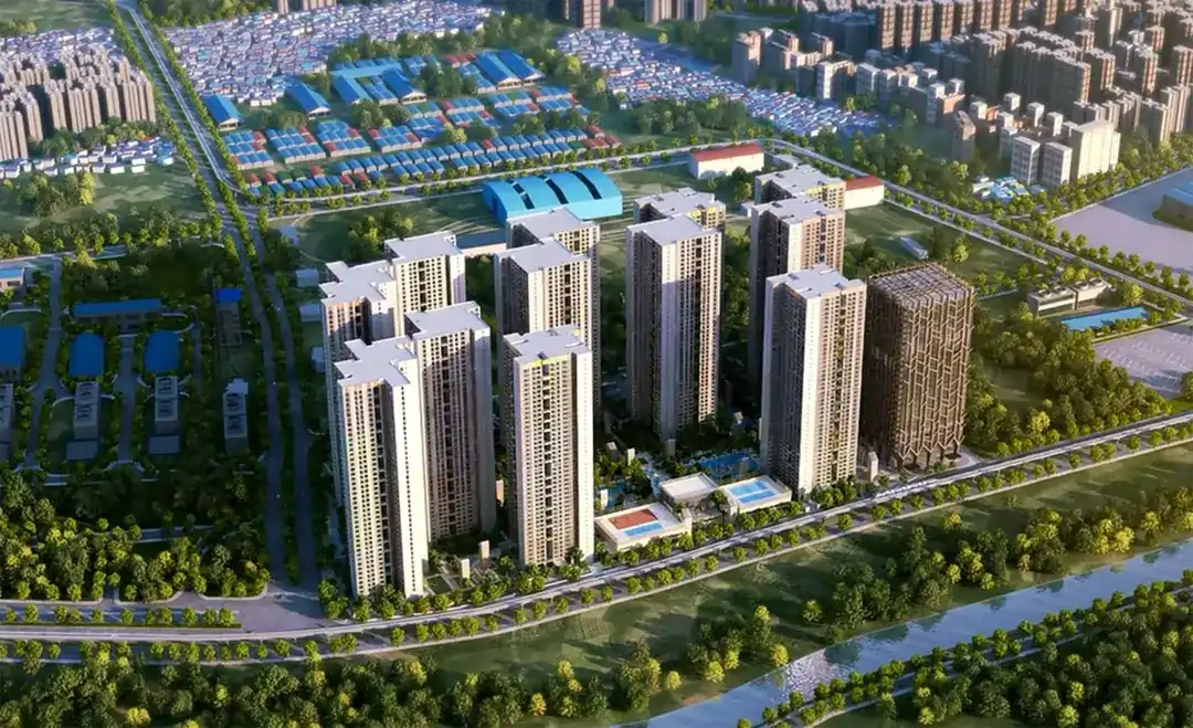 Exterior view of Birla Punya property